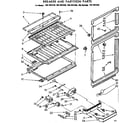 Kenmore 1067687410 breaker and partition parts diagram