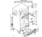 Kenmore 1067687461 cabinet parts diagram