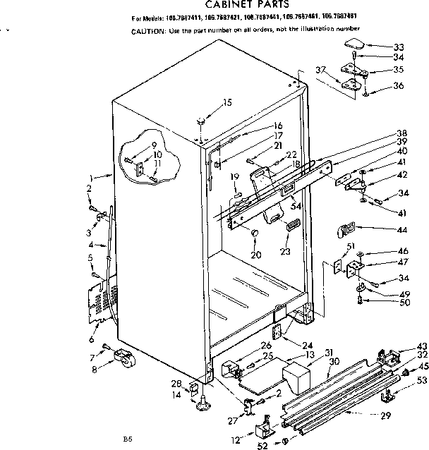 Cabinet parts