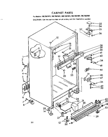 Cabinet parts