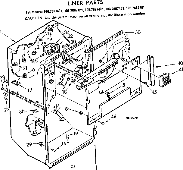 Liner parts