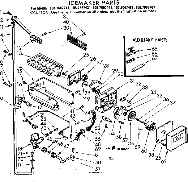 ICEMAKER PARTS