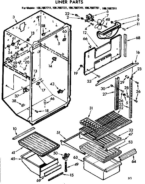 Liner parts