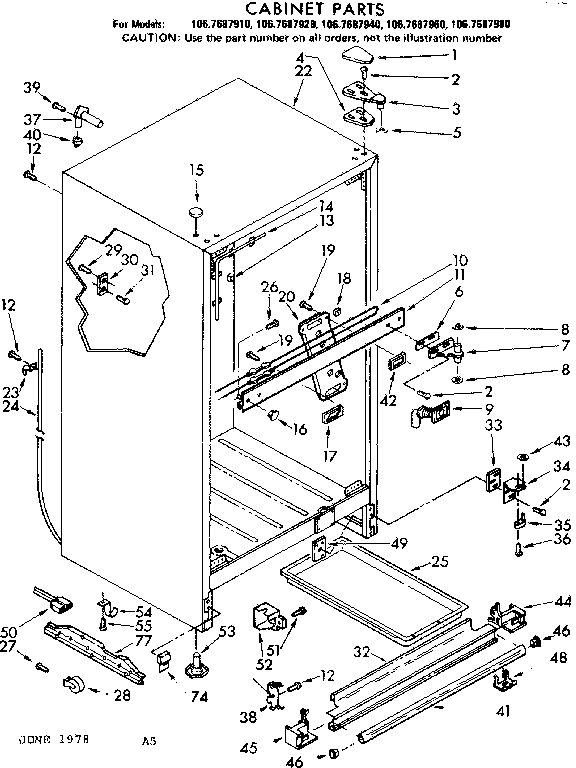 CABINET PARTS