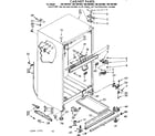 Kenmore 1067687940 cabinet parts diagram