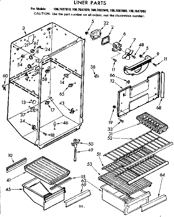 Liner parts