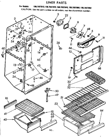 Liner parts