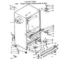 Kenmore 1067688280 cabinet parts diagram