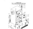 Kenmore 1067688310 cabinet parts diagram