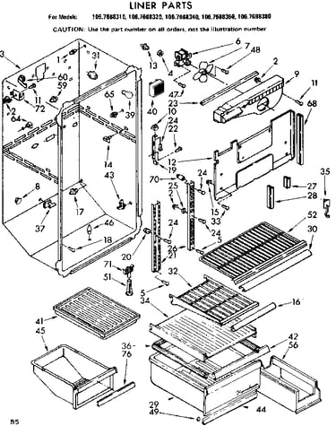 Liner parts