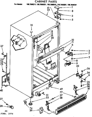 Cabinet parts
