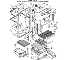 Kenmore 1067688312 liner parts diagram