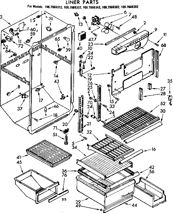 Liner parts