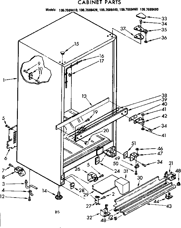 CABINET PARTS