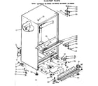 Kenmore 1067688480 cabinet parts diagram