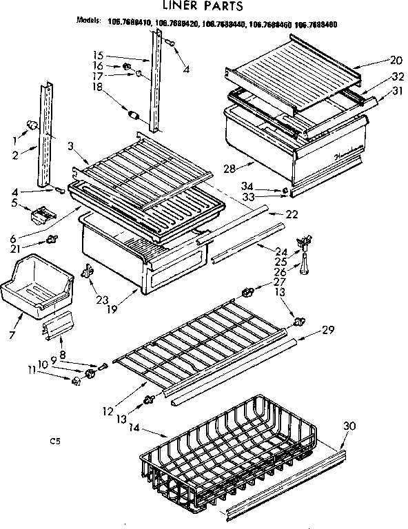 Liner parts