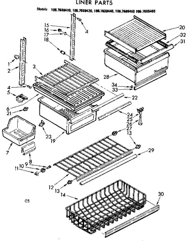 Liner parts