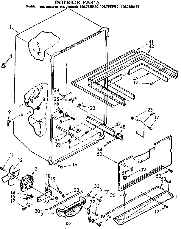 Interior parts