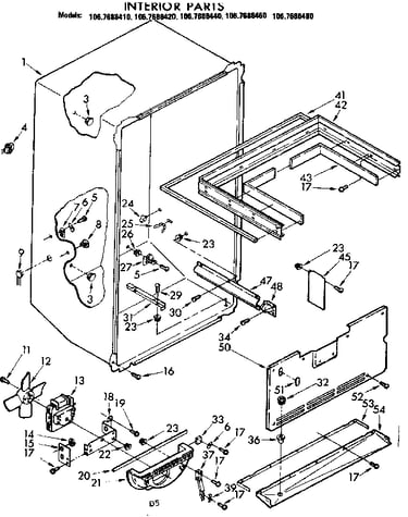 Interior parts