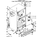 Kenmore 1067689220 cabinet parts diagram
