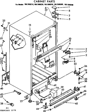 Cabinet parts