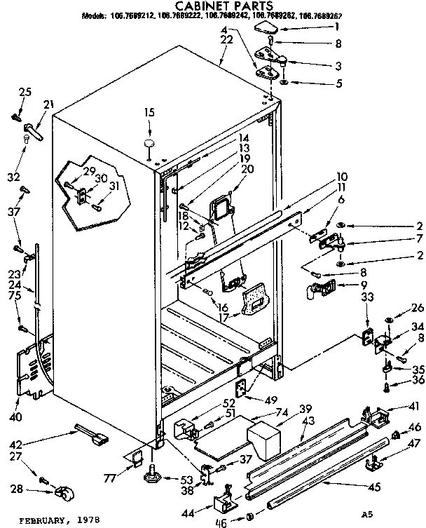 CABINET PARTS