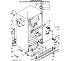 Kenmore 1067689242 cabinet parts diagram
