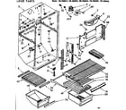 Kenmore 1067689222 liner parts diagram