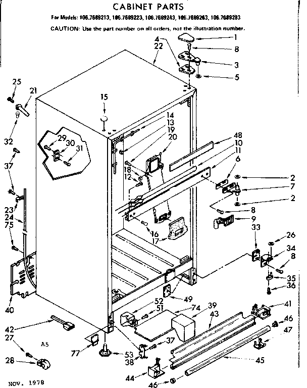 Cabinet parts