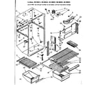 Kenmore 1067689243 liner parts diagram