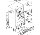 Kenmore 1067689321 cabinet parts diagram