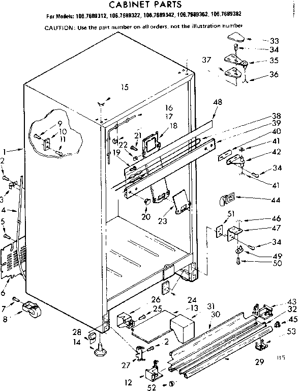 Cabinet parts