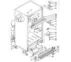 Kenmore 1067689363 cabinet parts diagram