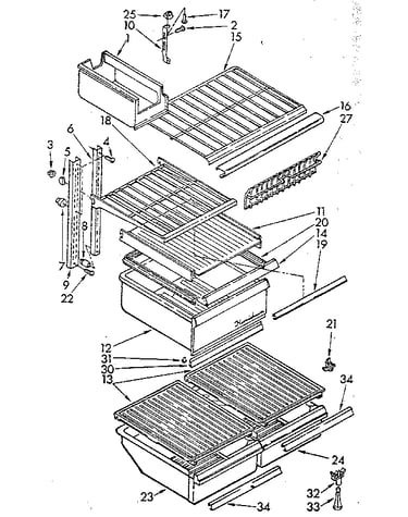 Shelf parts