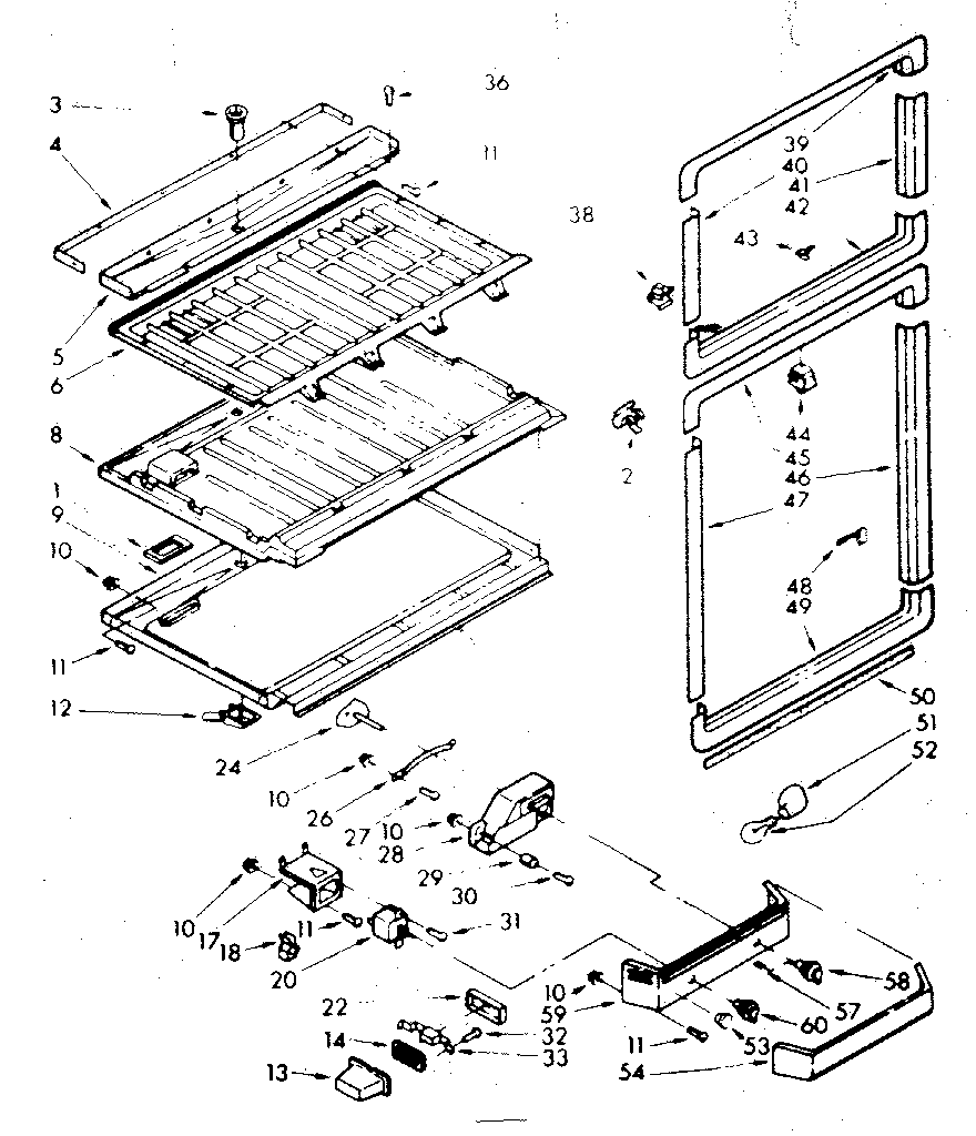 Breaker and partition parts