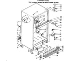 Kenmore 1067689460 cabinet parts diagram