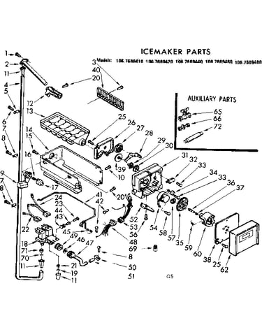 Icemaker parts