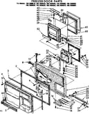 Freezer door parts