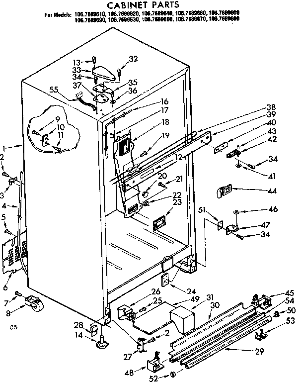 CABINET PARTS