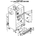 Kenmore 1067689640 cabinet parts diagram