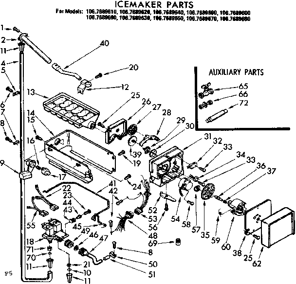 Icemaker parts