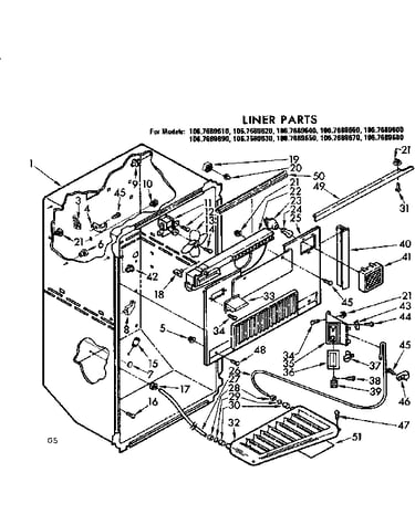 Liner parts