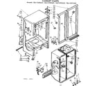 Kenmore 1067690240 cabinet parts diagram