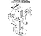 Kenmore 1067690261 air flow and control parts diagram