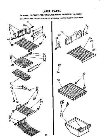 Liner parts