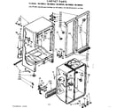 Kenmore 1067690262 cabinet parts diagram