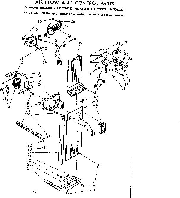 AIR FLOW AND CONTROL PARTS