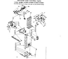 Kenmore 1067690222 air flow and control parts diagram
