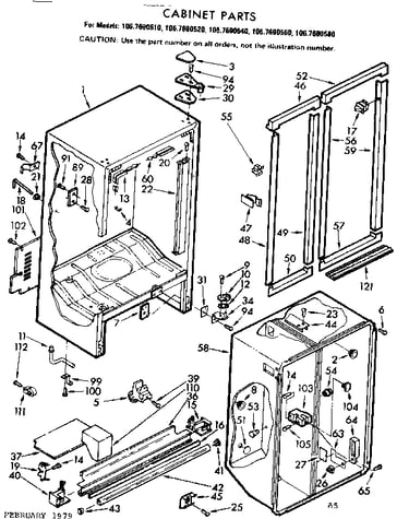 Cabinet parts