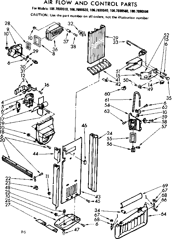 AIR FLOW AND CONTROL PARTS